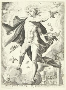 Luft (Aer) af Hendrick Goltzius