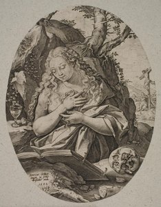 Maria Magdalene af Hendrick Goltzius