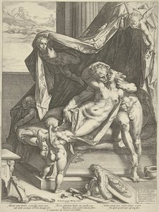Mars til Venus af Hendrick Goltzius