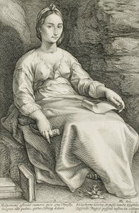 Melpomene af Hendrick Goltzius
