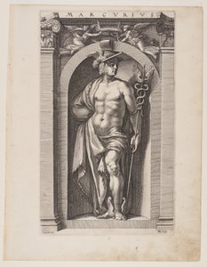 Mercurius, fra Otte hedenske guder af Hendrick Goltzius