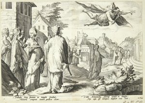 Merkur forelsker sig i Herse af Hendrick Goltzius