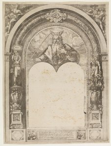 Moses med lovens tavler af Hendrick Goltzius