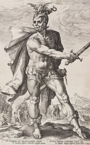 Mucius Scaevola (Romerske helte, tavle 3)