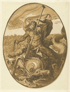 Oceanus Gods and Goddesses (serietitel) af Hendrick Goltzius