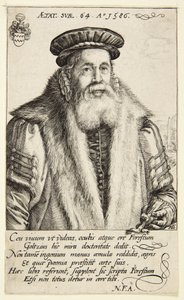 Pieter van Foreest af Hendrick Goltzius