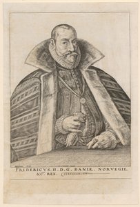 Portræt af Frederik II, konge af Danmark og Norge af Hendrick Goltzius
