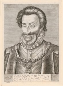 Portræt af Henrik 4., konge af Frankrig af Hendrick Goltzius