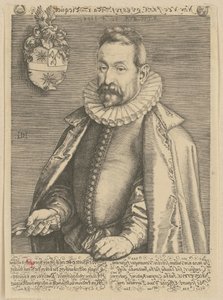 Portræt af Jan Nicquet af Hendrick Goltzius