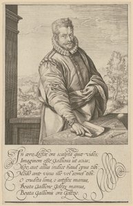 Portræt af Philips Galle af Hendrick Goltzius
