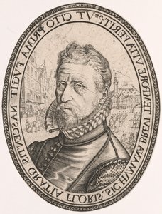 Portræt af Albert Fransz. Schatter af Hendrick Goltzius