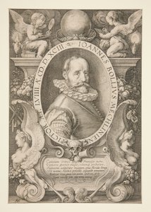 Portræt af Hans Ball af Hendrick Goltzius