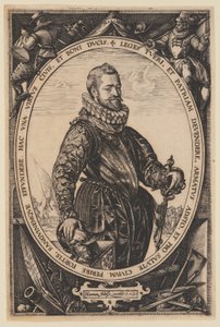 Portræt af Jacques de la Faille af Hendrick Goltzius