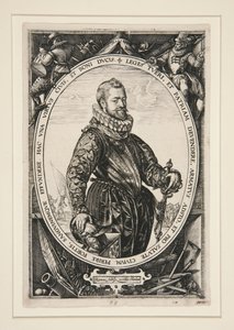 Portræt af Jacques de la Faille af Hendrick Goltzius