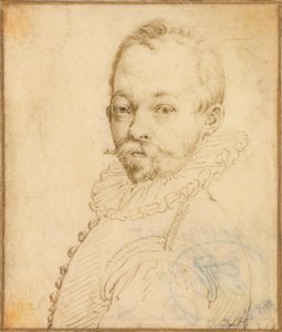 Portræt af Hendrick Goltzius af Hendrick Goltzius