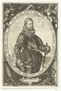 Portræt af Jacques de la Faille af Hendrick Goltzius
