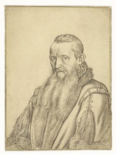 Portræt af en teolog af Hendrick Goltzius