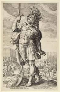 Publius Horatius af Hendrick Goltzius
