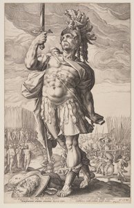 Publius Horatius, fra De romerske helte af Hendrick Goltzius