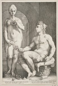 Pygmalion og Galatea af Hendrick Goltzius