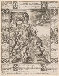 Regnum Dei quaerere, side 4 i serien »Allegorier om den kristne tro« af Hendrick Goltzius