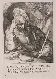 Jakob den Store, fra Kristus, apostlene og Paulus med trosbekendelsen af Hendrick Goltzius