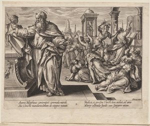 St. Matthew af Hendrick Goltzius