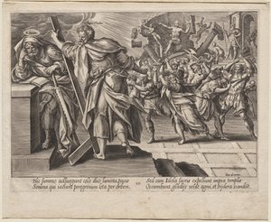 Sankt Judas Thaddeus og Simon Zeloten af Hendrick Goltzius