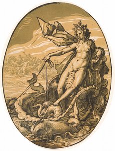 Tethys af Hendrick Goltzius