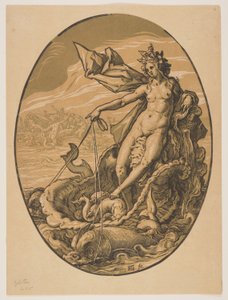 Tethys, fra guderne af Hendrick Goltzius
