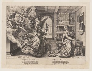 Bebudelsen af Hendrick Goltzius