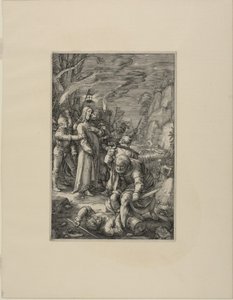 The Betrayal of Christ, plade tre fra The Passion of Christ af Hendrick Goltzius