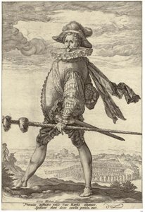 Infanteriets kaptajn af Hendrick Goltzius