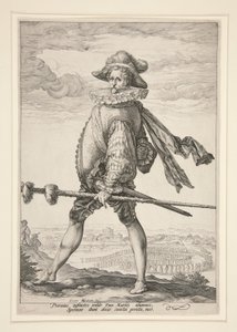 Infanteriets kaptajn af Hendrick Goltzius
