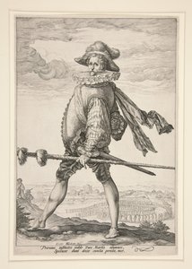 Infanteriets kaptajn af Hendrick Goltzius