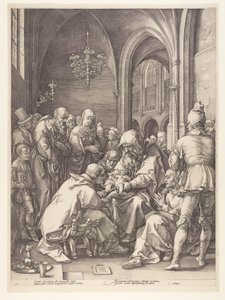 Omskærelsen, fra Kristi fødsel og tidlige liv af Hendrick Goltzius