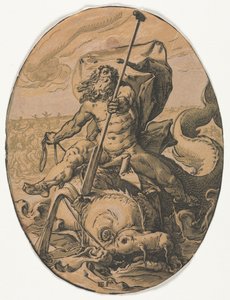 Guderne: Oceanus af Hendrick Goltzius