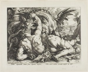 Dragen fortærer Cadmus