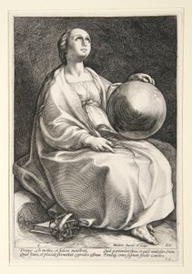 De Ni Muser af Hendrick Goltzius