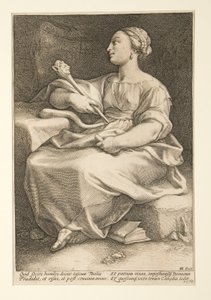 The Nine Muses: Thalia, #2 i en serie på 9 af Hendrick Goltzius