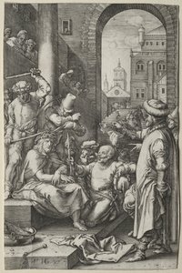 The Passion: The Crowning with Thorns af Hendrick Goltzius