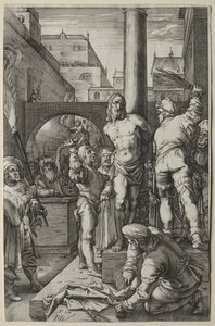 Lidenskaben: Flagelationen af Hendrick Goltzius