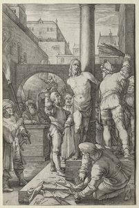 Lidenskaben: Flagelationen af Hendrick Goltzius