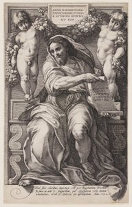 Profeten Esajas af Hendrick Goltzius