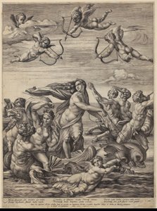 Galateas triumf af Hendrick Goltzius