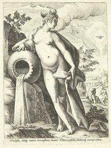 Vand (Aqua) af Hendrick Goltzius