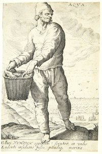 Vand (Aqua) af Hendrick Goltzius