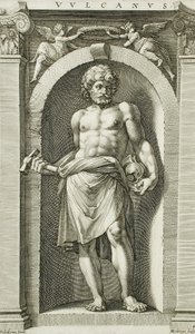 Vulkan af Hendrick Goltzius