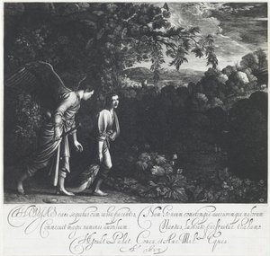 Tobias med englen af Hendrick Goudt
