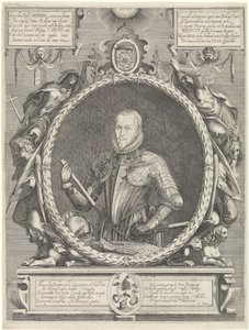 Portræt af Maurits, Prins af Orange af Hendrick Hondius (I)